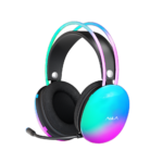 AULA S505 USB Wired Gaming Headphones with Mic for PC (Black)