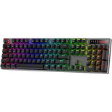 Dharma Pro K556 Pro - 104 Keys Bluetooth+2.4Ghz+wired Mechanical Keyboard (Quiet Linear Red Switch)
