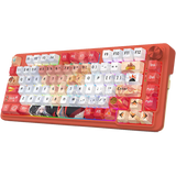 Ucal Pro K673 Pro - 75% Wired+2.4Ghz+BT Mechanical Keyboard Anime Theme (Custom Hi-fi Linear Switch)