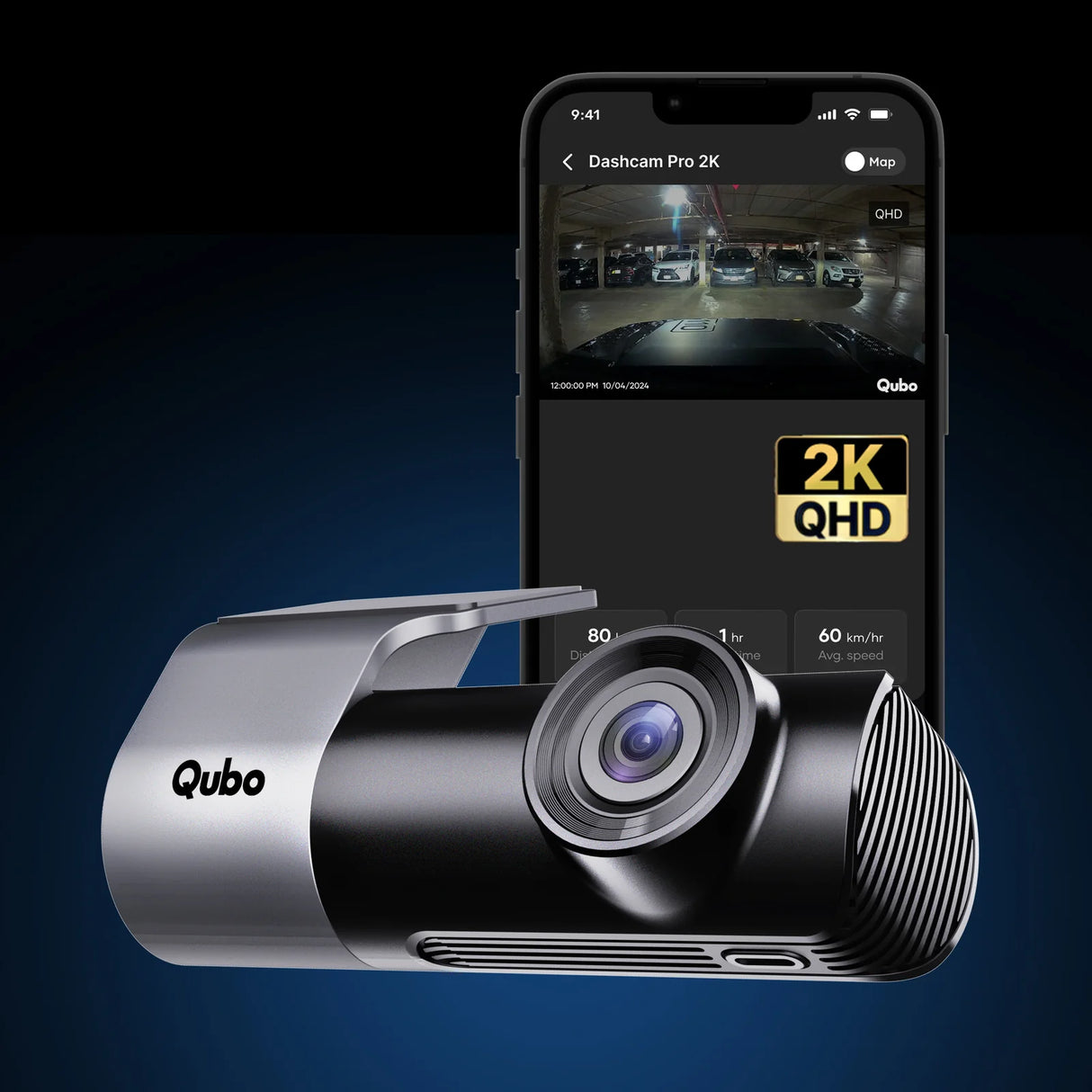 Qubo Dashcam Car Pro 2K