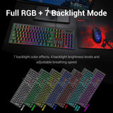 Dyaus Pro K509-1 - 104 Keys Rgb Wired Keyboard Without Side Led (Mechanical Feel)