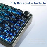 Black Contour Sublimation Keycaps 80 Qty | Compatible With All Aula F75 Keyboard Series | Black Contour (BCK)