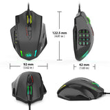 Impact M908 - RGB Wired Mouse with Weights