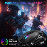 Aula F815 RGB Wired Gaming Mouse 1200-12800 DPI | PC Gaming Mouse (F815B)
