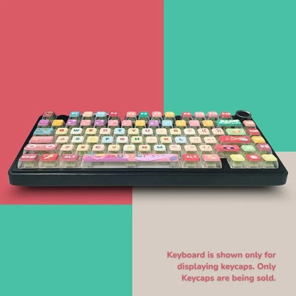 Pudding Keycaps 119 Qty | Compatible With All Size of Keyboard | Pudding keycaps Mixcolor (PdKMix)