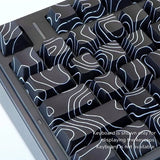 Black Contour Sublimation Keycaps 80 Qty | Compatible With All Aula F75 Keyboard Series | Black Contour (BCK)