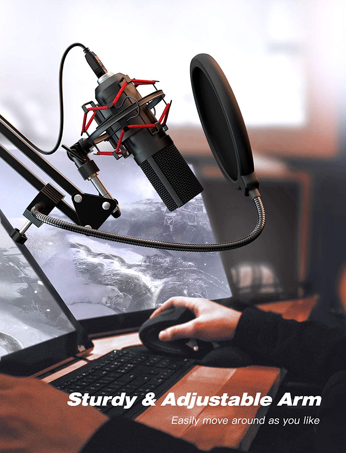 FIFINE T732 - USB Microphone Kit