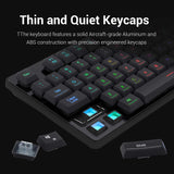 Dyaus Pro K509-1 - 104 Keys Rgb Wired Keyboard Without Side Led (Mechanical Feel)