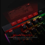 Vata K580 - 104 Anti Ghosting Keys Wired Mechanical Keyboard (Blue Switch)