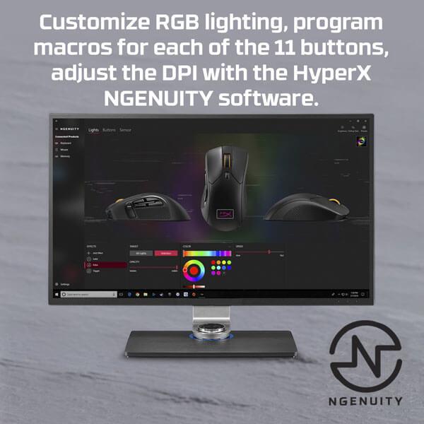 HyperX Pulsefire Raid RGB Gaming Mouse (Black)
