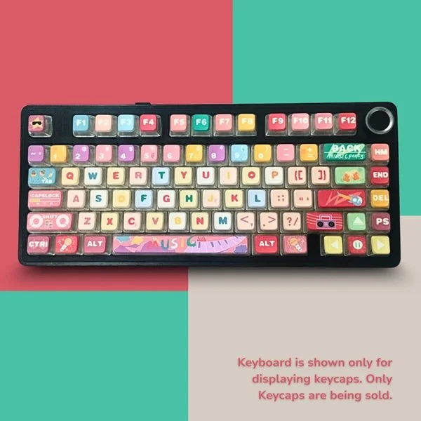 Pudding Keycaps 119 Qty | Compatible With All Size of Keyboard | Pudding keycaps Mixcolor (PdKMix)