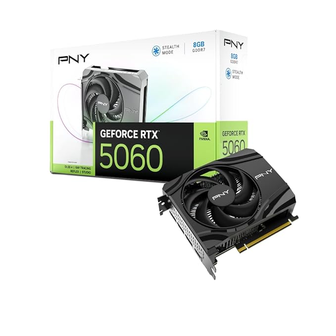 PNY NVIDIA GeForce RTX™ 5060 Single Fan, Graphics Card