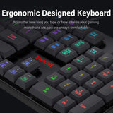 Dyaus Pro K509-1 - 104 Keys Rgb Wired Keyboard Without Side Led (Mechanical Feel)
