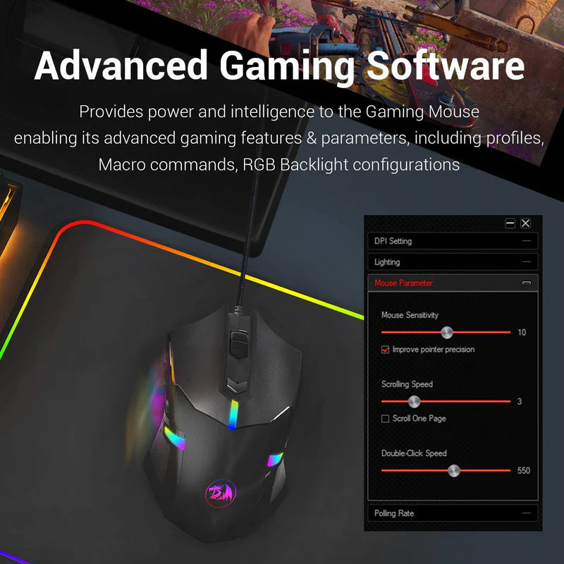 Centrophorus M601 Rgb Wired Mouse