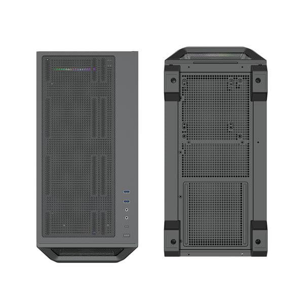 Ant Esports 611 Air ARGB (ATX) Mid Tower Cabinet (Black) – Novelty