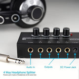 FIFINE N6 - Headphone Amplifier With Stereo Output And Individual Volume Controls