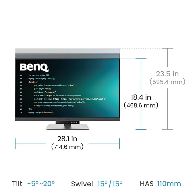 BenQ RD320U 31.5” 4K 3840x2160 IPS Black Programming Monitor