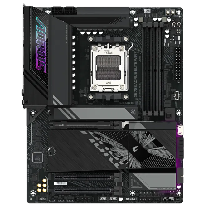 Gigabyte X870E AORUS ELITE WIFI7 AM5 ATX DDR5 Motherboard