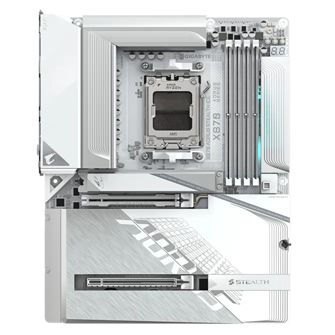 GIGABYTE X870 AORUS Stealth ICE AMD AM5 Motherboard