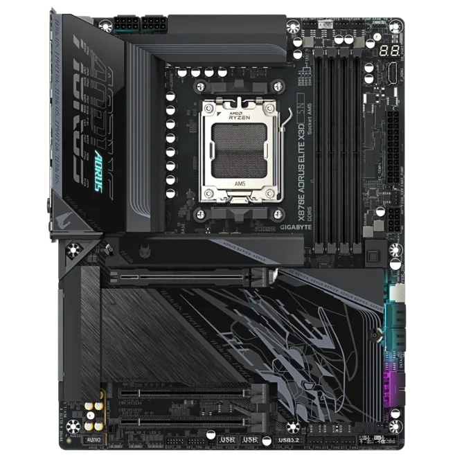 Gigabyte X870E Aorus Elite X3D ATX Motherboard