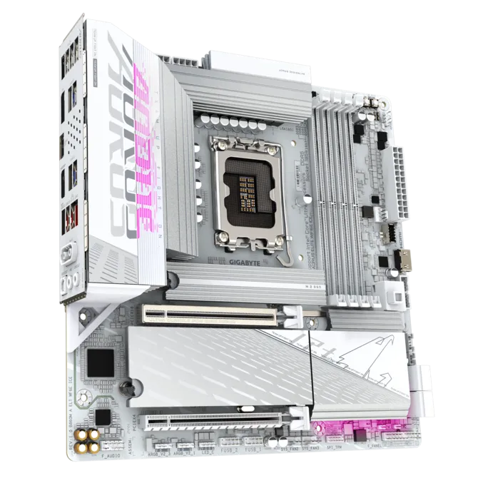 Gigabyte B860M Aorus Elite WiFi6E ICE LGA 1851 mATX Motherboard