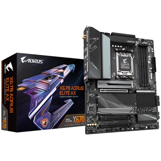 Gigabyte X670 Aorus Elite AX (Wi-Fi) Motherboard