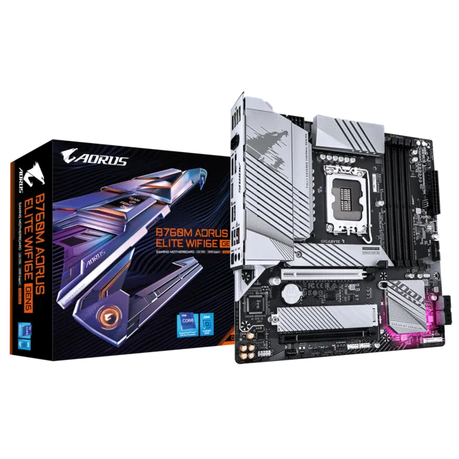 Gigabyte B760M AORUS ELITE WIFI6E GEN5 Motherboard