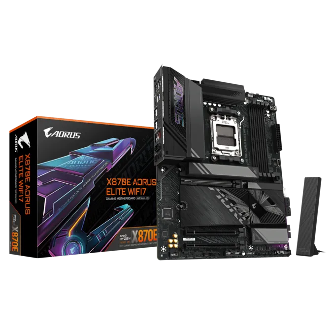 Gigabyte X870E AORUS ELITE WIFI7 AM5 ATX DDR5 Motherboard