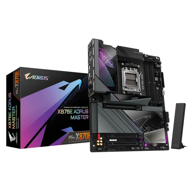 GIGABYTE X870E AORUS Master WIFI ATX Motherboard