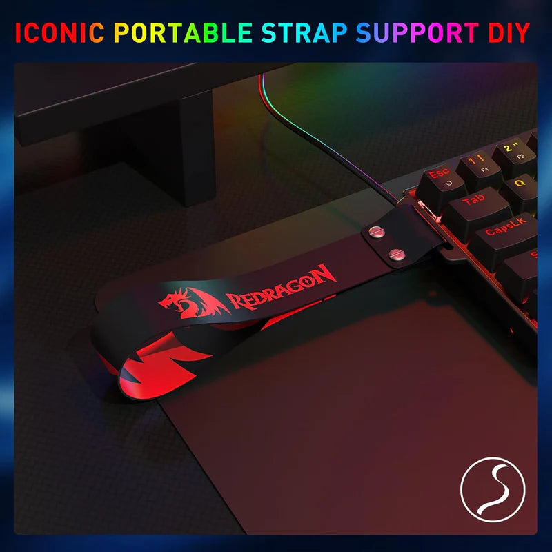 Redragon Castor K631 - 68 Keys Wired Mechanical Keyboard with Strap (Magnetic Switch)