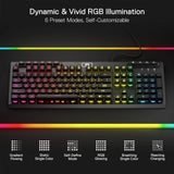 Aditiya K513 - 104 Keys Linear Mechanical Feel Keyboard