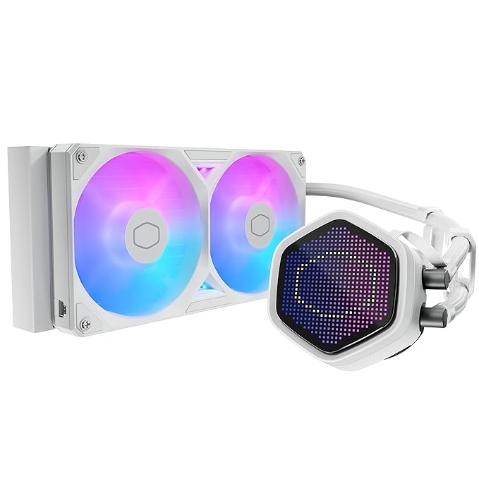 Cooler Master ML 240 Atmos II Pixel LED ARGB CPU Liquid Cooler White