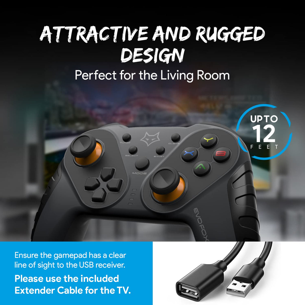 Amkette Evofox Elite Ops Wireless Gamepad