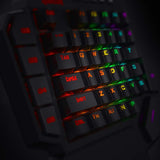 Diti K585 - One Handed Wired RGB Mechanical Keyboard (Blue Switch)