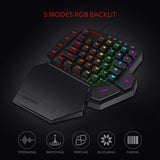 Diti K585 - One Handed Wired RGB Mechanical Keyboard (Blue Switch)