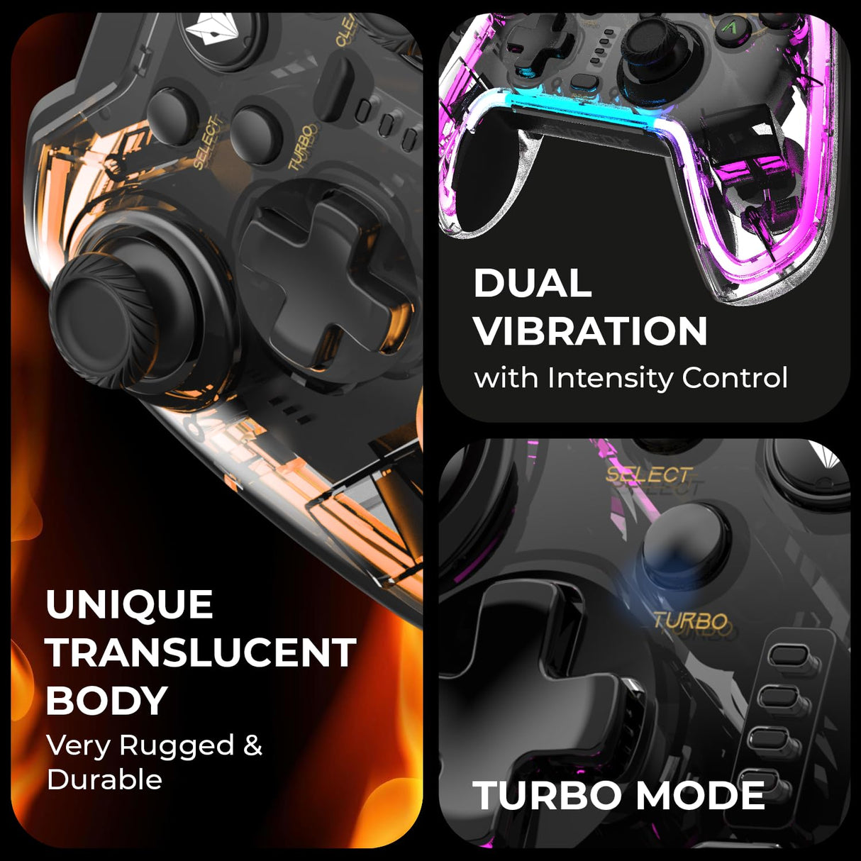 Amkette Evofox Elite X RGB Wired Gamepad