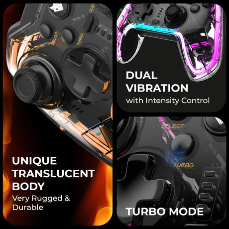Amkette Evofox Elite X RGB Wired Gamepad