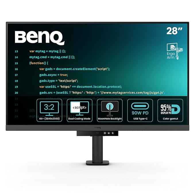 BenQ RD280UA 28.2” 4K Programming Monitor
