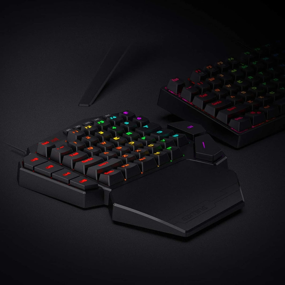 Diti K585 - One Handed Wired RGB Mechanical Keyboard (Blue Switch)