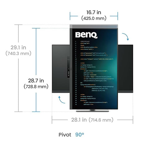 BenQ RD320U 31.5” 4K 3840x2160 IPS Black Programming Monitor