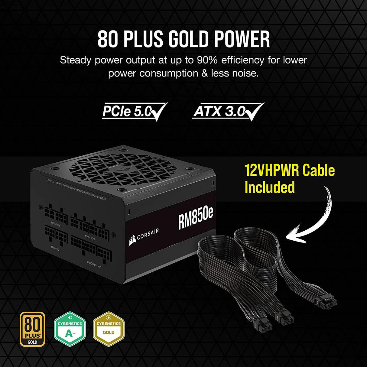 Corsair RM850e Fully Modular Low-Noise ATX Power Supply