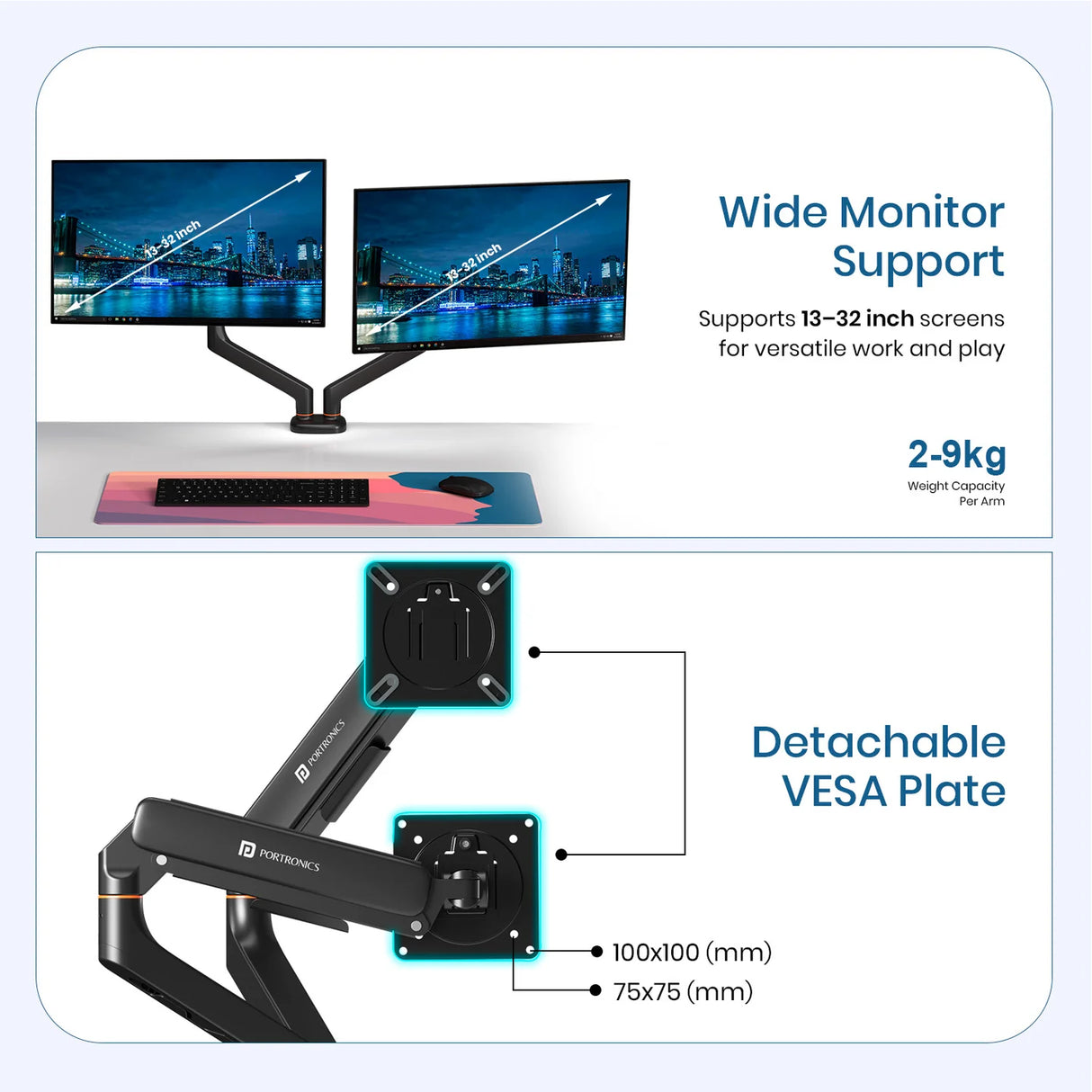 Portronics Aerolift Duo