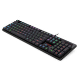 Dyaus Pro K509-1 - 104 Keys Rgb Wired Keyboard Without Side Led (Mechanical Feel)