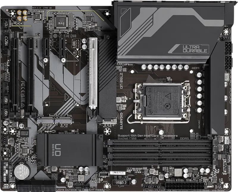 Gigabyte Z790 UD Intel Motherboard Supports Intel 12th, 13th & 14th Gen Processors