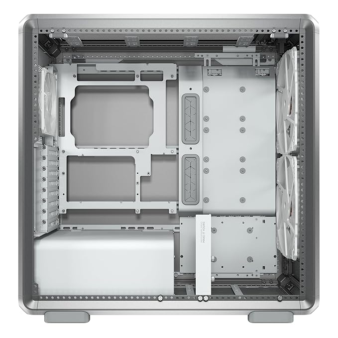 Cooler Master MasterFrame 600 Mesh ARGB Silver E-ATX Mid Tower Cabinet