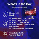 Lenovo Legion PRO 34WD-10 34inch 240Hz WQHD OLED Curved Gaming Monitor