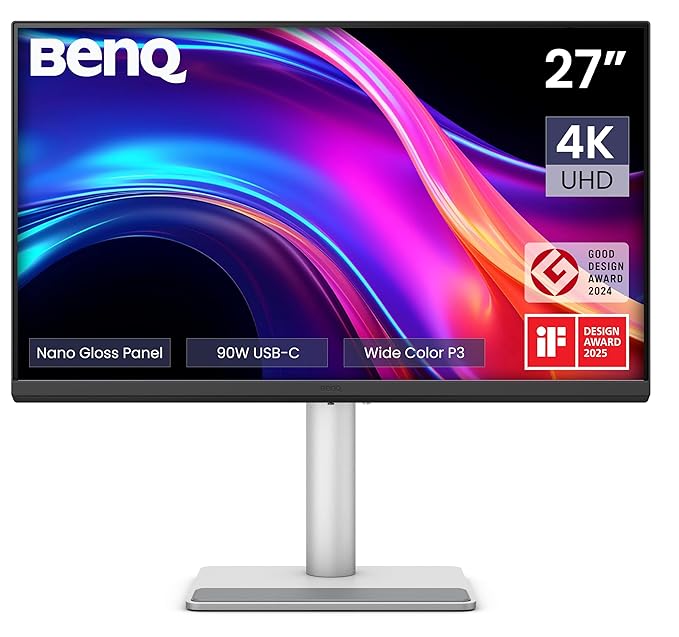 BenQ MA270UP 27” 4K 3840x2160 Nano Gloss Monitor for MacBook