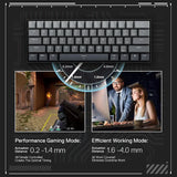 Redragon Fizz K617 60% Wired Mechanical Keyboard Mystic Grey (Magnetic Switch