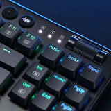 Horus K621 Pro TKL Wired+2.4Ghz+BT Mechanical Keyboard Black (Red Switch)