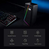 ANVIL GS520 - RGB 2.0 Channel Gaming Wired Desktop Speakers (Black)